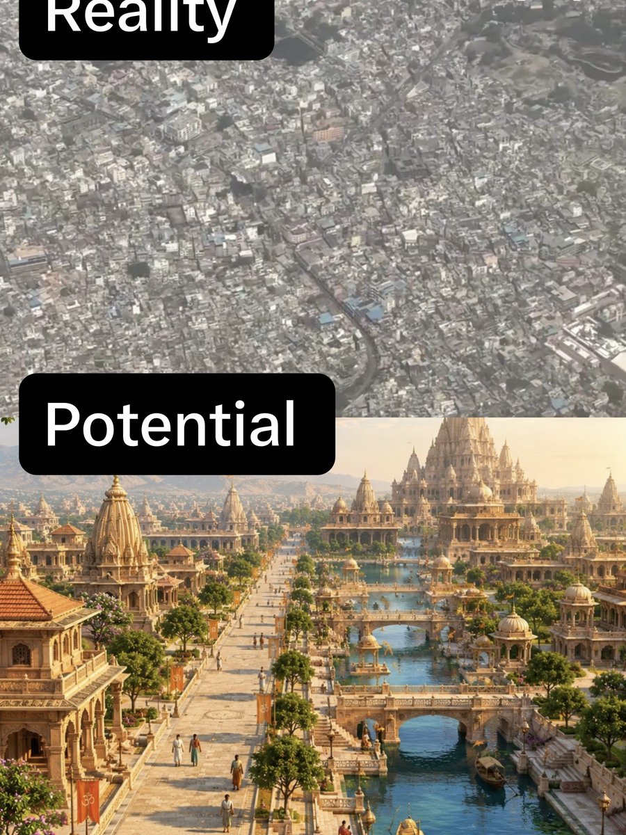 RakeshC001001's tweet photo. How Varansi should be and how it is. https://t.co/gDAgZ6Owtw