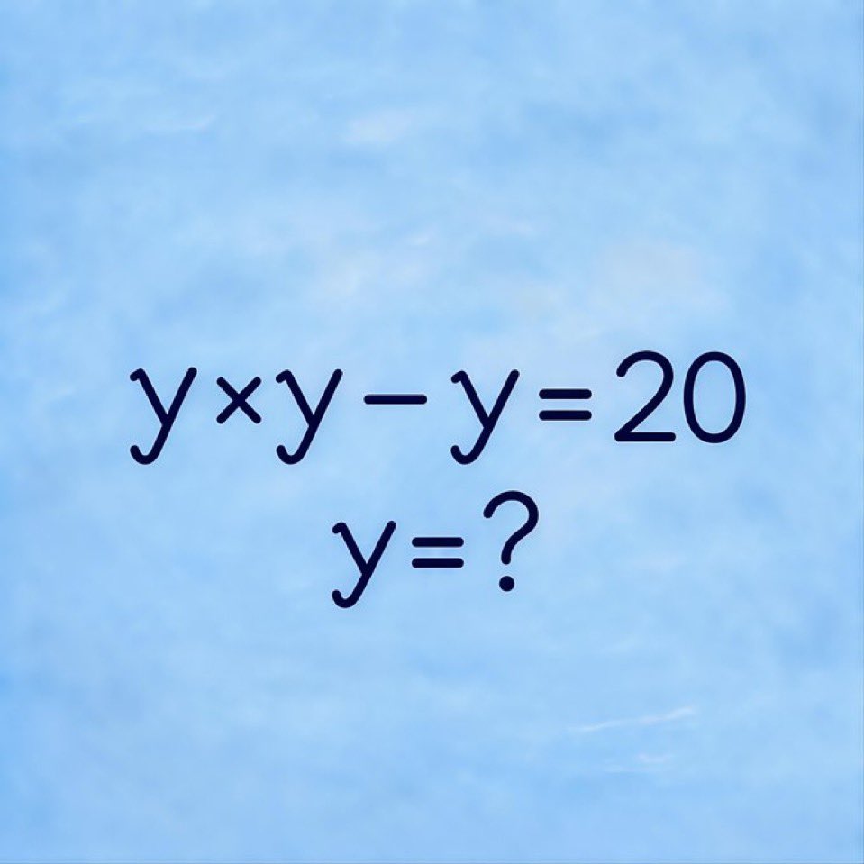 sofia_588's tweet photo. Who can get this right on the first try? 

What is y? https://t.co/W9CSQ6Mlmo