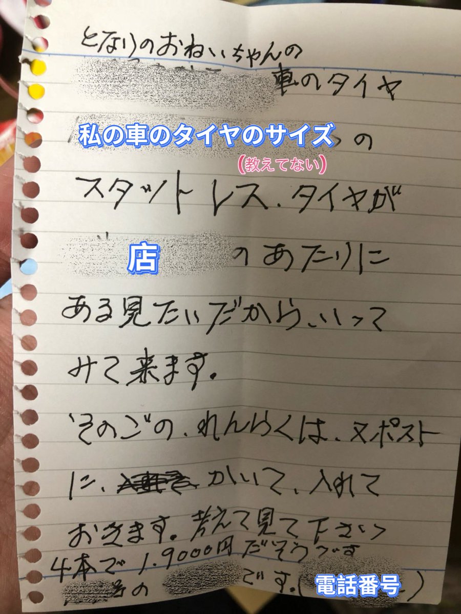 yuch_cp's tweet photo. 隣のおぢから手紙＋ケーキや栄養ドリンクなどがドアにかかっており、そのうち家に帰ってくる時間を待ち伏せとかドア勝手に開けられたりするようになり、「娘ができたみたいなんだ」と言ってた。多分善意だなというのは伝わるしとくに迷惑はしてなかったけど、近所の人が通報したらしく、いなくなった。 https://t.co/PzoQlVUIie