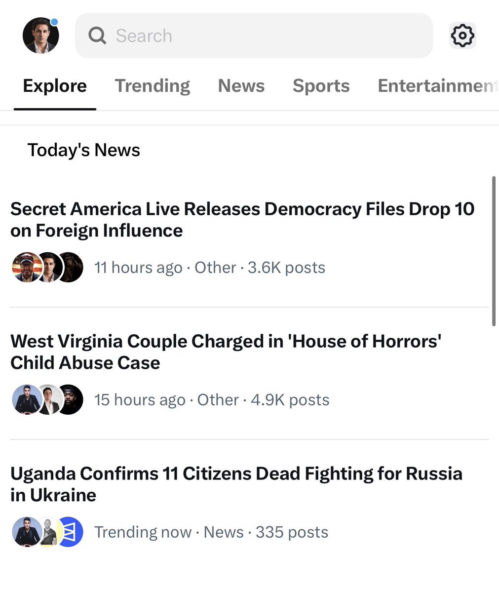 JackDangerLIVE's tweet photo. 🚨 HISTORY MADE on Secret America Live!

@DataRepublican &amp; @JackDangerLIVE released Democracy Files DROP 10 LIVE on air &amp; it’s STILL the TOP news story on X!

Be sure to follow them as well as @DataInterpretr &amp; @SecretAmericaTV!

Watch last night’s incredible episode below! ⬇️👀 https://t.co/LFTeQV8oq4