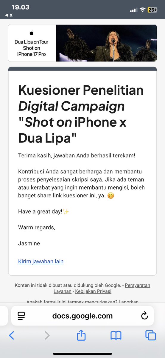 herseinz's tweet photo. @hharmovn done juga ya kak, thank youuu https://t.co/5eUVu5l3ET