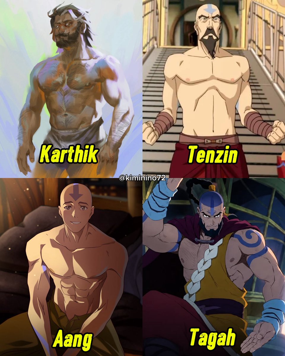 Kiminino72's tweet photo. Hot take: karthik is the first airbender that actually looks like he can fight AND f*ck. https://t.co/1Gx8vtbNB1