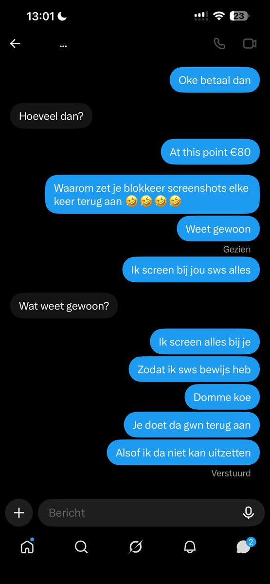 levenbeu03's tweet photo. Deze keer heb je ik je te pakken!!! Hij wou mij nog gaslighten 🤣🤣🤣 @zenderchecknick  

Findom Paypig Femdom FindomBE Geldslaaf Finsub Moneyslave FindomNL Walletdrain FemdomBE FINDOM UK FINDOM USA FEMDOM UK FEMDOM USA https://t.co/astYkaTEan