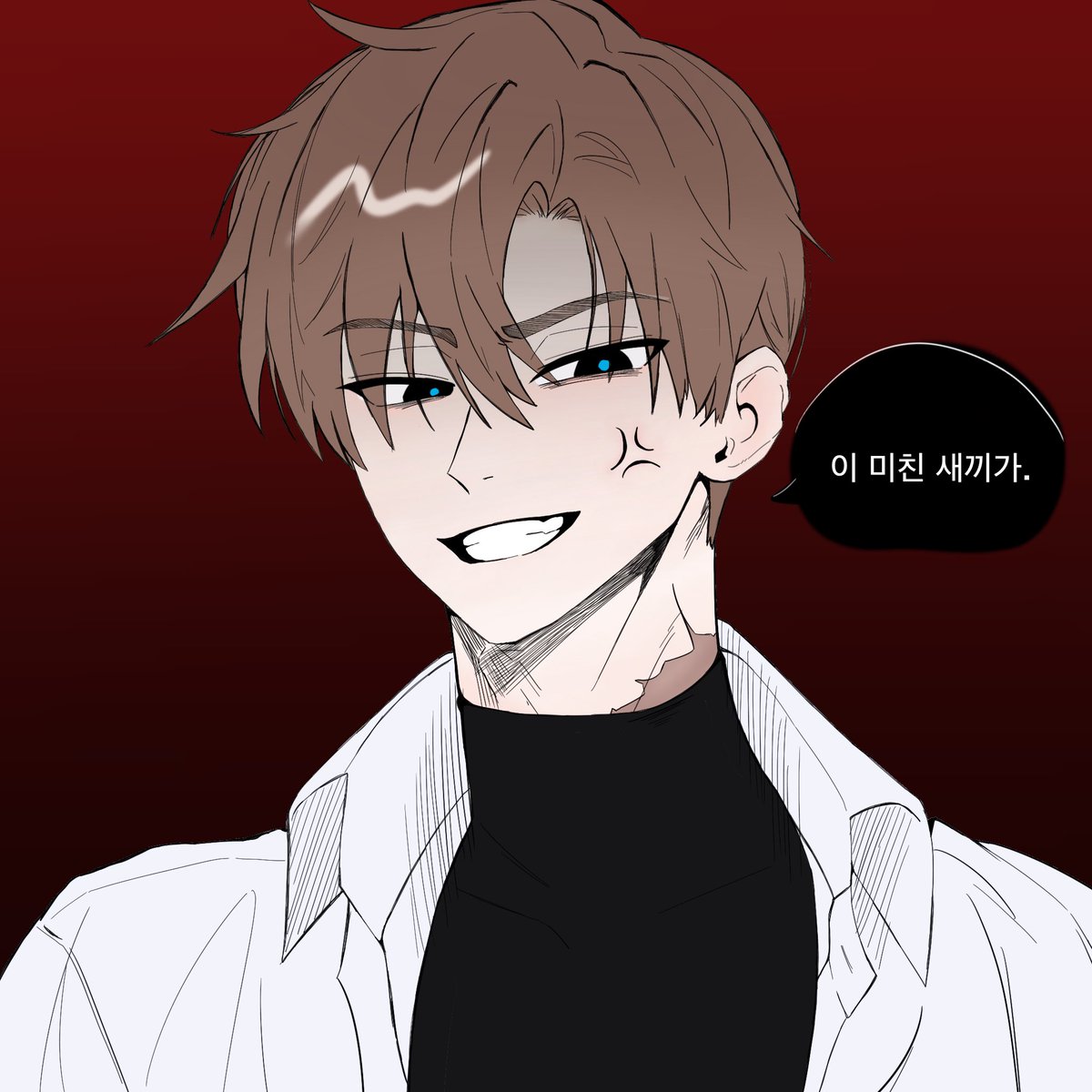 yun11657's tweet photo. 목폴라 짧게 그려져서 걍 흉터 그림 https://t.co/FbbfOBPOwR