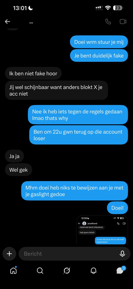 levenbeu03's tweet photo. Heb alles gescreened klojo https://t.co/vARywiXIwo