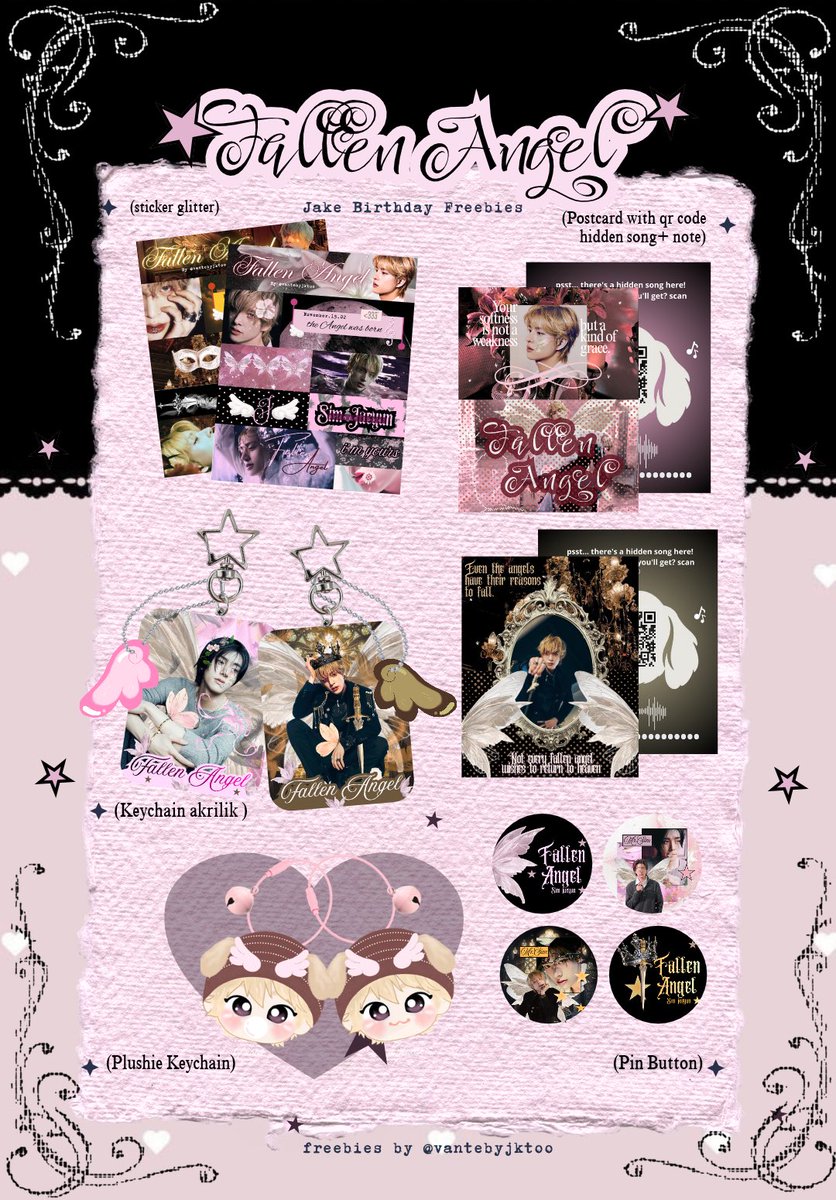 vantebyjktoo's tweet photo. ˚₊‧꒰ა 𝓕𝓪𝓵𝓵𝓮𝓷 𝓐𝓷𝓰𝓮𝓵 ໒꒱‧₊˚
#JAKE birthday freebies ~by @vantebyjktoo 

how to claim? 
✯- rt &amp; like this post
🍊 https://t.co/J7FPlSSh7f 
- claim on 28.10 | 19.00 WIB
- write ur @ usn in the notes

kindly tag me if u get!💌 https://t.co/6JWdUyi87l