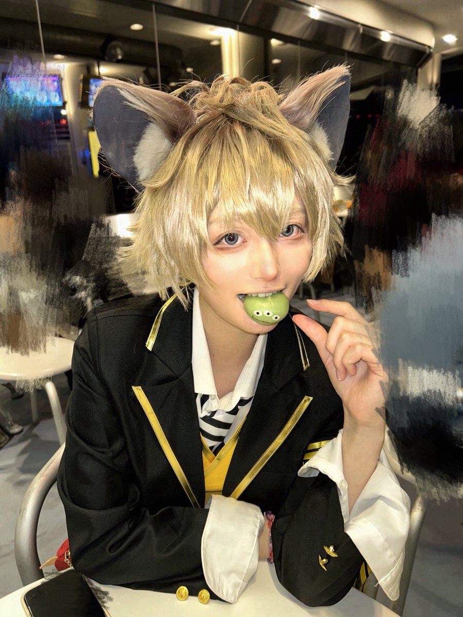 ridaaa823's tweet photo. 🍩♡
初仮装楽しかった‼︎
#Dハロ仮装2026 
#Dハロ仮装ツイステ https://t.co/3XotMnb8oc