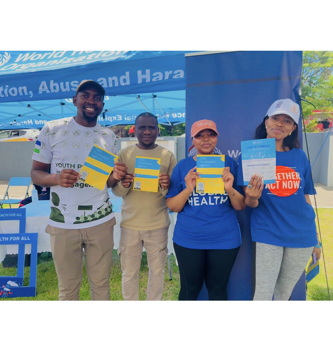 Leadersofchang3's tweet photo. Thank you, @UNLesotho , for an enriching UN Day  Festival and creating opportunities for learning, meaningful connections, and collaboration. 🇱🇸🇺🇳🤝

#UNDay #MakoanyaneSquare #UNVolunteers #SDG17 https://t.co/Y5U43OatYk