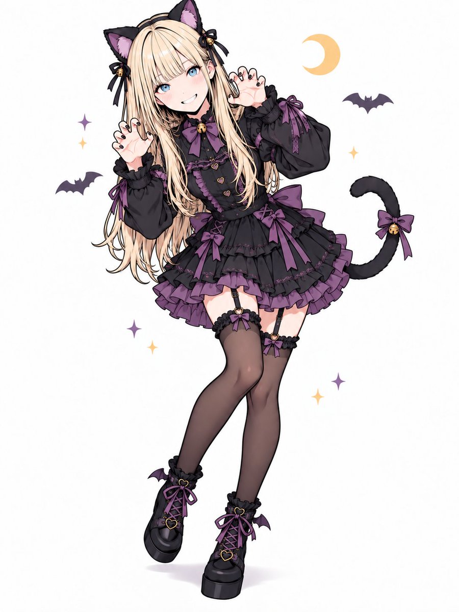 notoro_ai's tweet photo. 🎃 HALLOWEEN COSTUME GACHA 👻
#Halloween　#ハロウィン 
お気に入りのキャラクターでハロウィン衣装ガチャを楽しもう！  

元画像のキャラクターや画風をできるだけそのままに、ランダムなハロウィン衣装に大変身✨  

魔女や吸血鬼といった定番から、ちょっと変わったユニークな仮装まで勢ぞろい！  

レアリティは全5段階で、何が出るかはお楽しみ🎲  

背景はあえてシンプルにして、キャラクターと衣装の魅力を引き立てたすっきり仕上げ。  

画像をアップしてプロンプトを入力するだけ！  
お気に入りのキャラでぜひ試してみてください🎃  

👇プロンプトはこちら👇