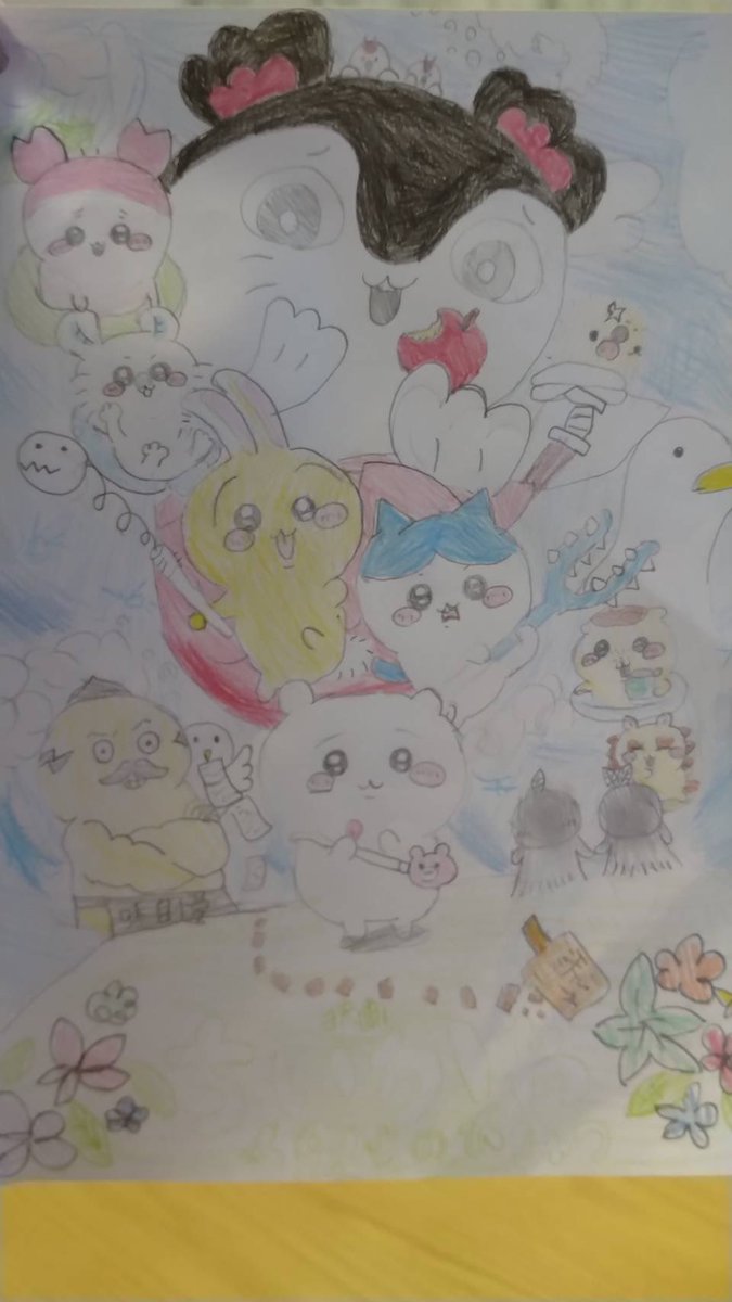 Memenumaru's tweet photo. 小２の姪っ子がこれ見ながら描いたらしいんだけどすごくない！？
おじバカだけどめちゃ感動した🥹 https://t.co/C9dqRWEXvL