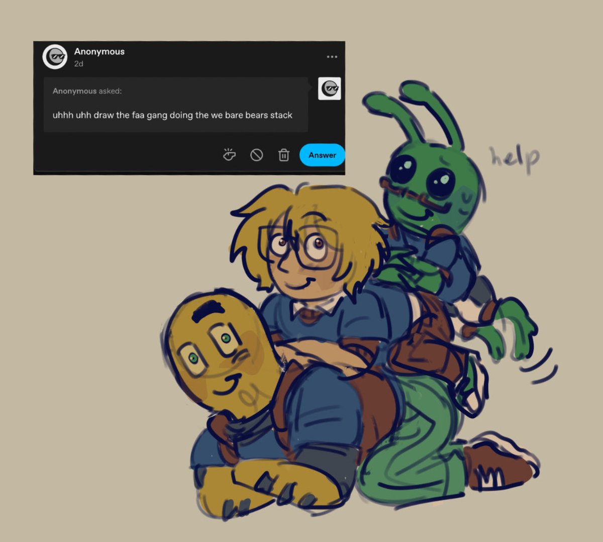laplacesonly's tweet photo. Im so motivated today yay! did some tumblr asks and ill do more tomorrow zzzz
#factattackadventues https://t.co/Qnybjub1OL