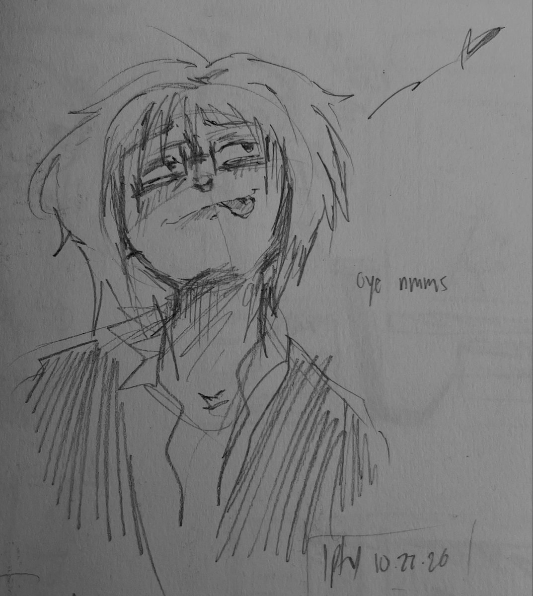 _eslucero's tweet photo. unproductive class so i drew carne + them interacting w fem’s faa variant (who i also just call black cat)
feels weird drawing them w/o blood ummm umm no tags im not too proud of these lallalalla https://t.co/Pps13EofAm