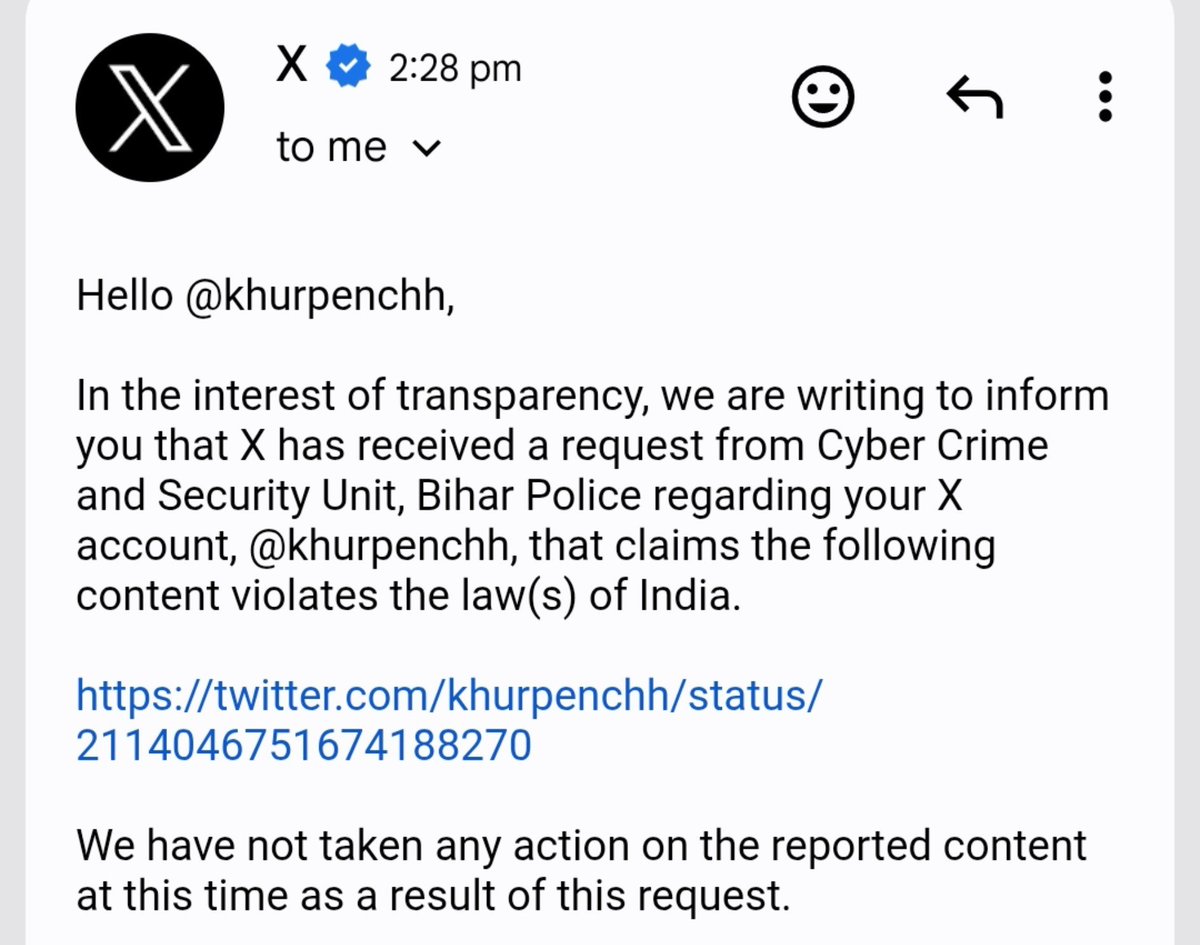khurpenchh's tweet photo. फेसबुक उड़े हुए 3 महीने हो चुके और instagram उड़े 72 घण्टे ,

ट्विटर का भी बहुत नंबर है, क्रिटिसाईज करना इस देश में अपराध है, लेकिन ट्वीट डिलीट नहीं करेंगे https://t.co/aEBPziXwfy