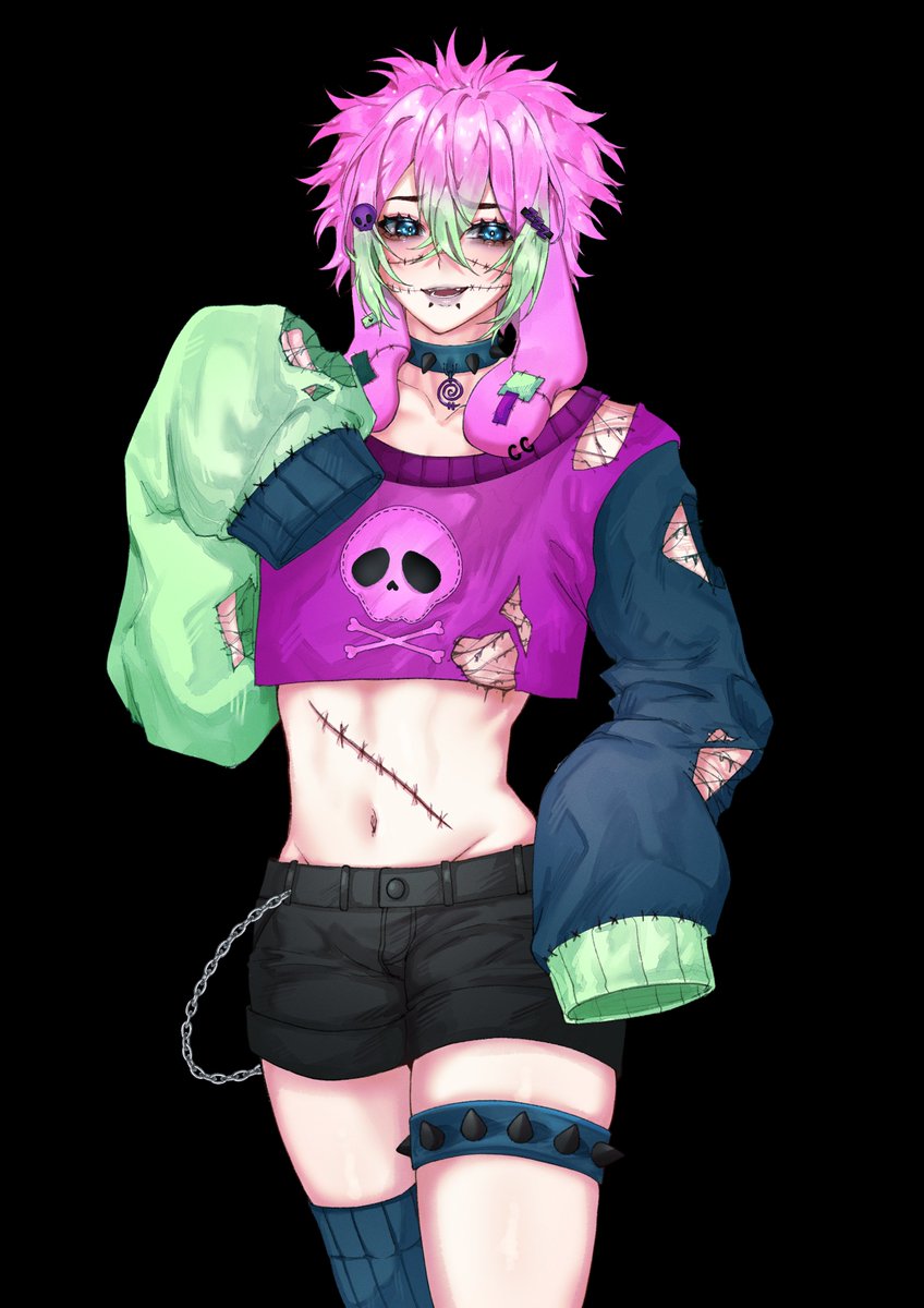 KallyMidnight's tweet photo. @EstrBuni This is Kally! Once a simple plush bunny, he was brought to life by the power of the eldritch god Hypnos. His role is to offer comfort and soothe  those who suffer with nightmares https://t.co/zo5qFNI8Tn