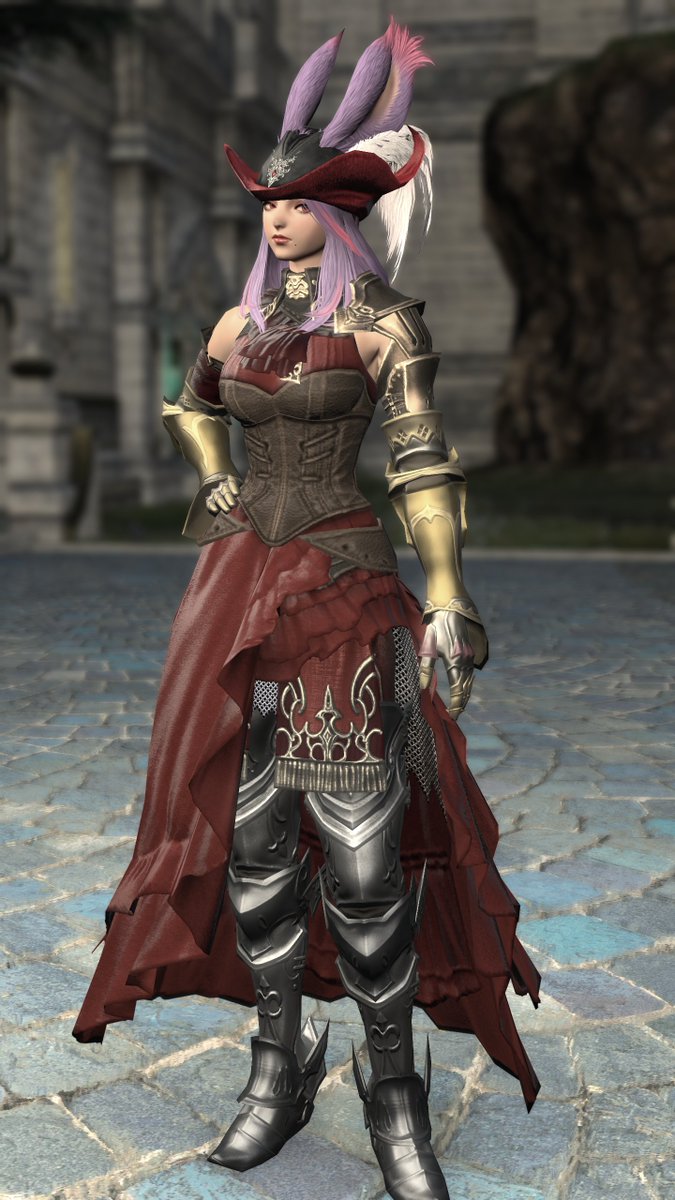 LenAlcadia's tweet photo. おはよう！🌞今日もお仕事頑張るぞ！！！ 
昨日のやつの色違い
 #おはウサ #FF14 #ヴィエラ https://t.co/tOx0JiuKEu