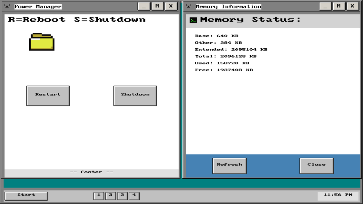 frednora's tweet photo. Building a desktop for my hobby os. #osdev #gramado https://t.co/dOQ8yV9Syt