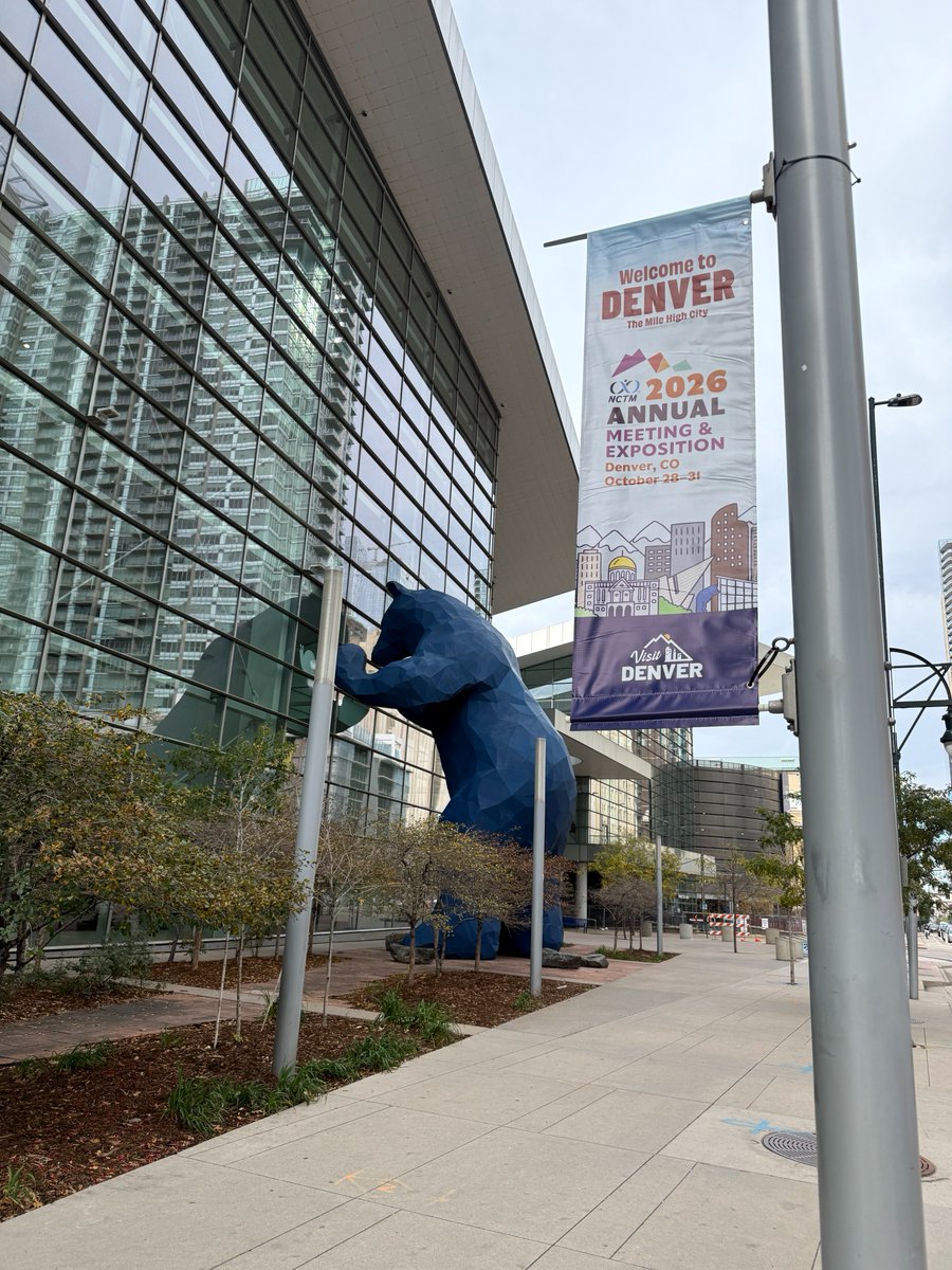 NCTM's tweet photo. NCTM takes on Denver! ✈️⛰️

Attendees: What is your #1 goal for this year’s event (networking, learning new skills, or finding a solution)?

#NCTMDEN26 https://t.co/m7Cb89Krkr