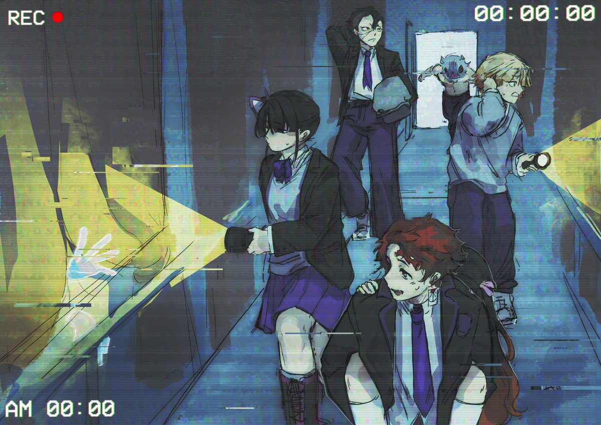 JustL1201's tweet photo. Test of Courage, but something about the school seems off (1/2)
#kny https://t.co/cYhj13YOgm