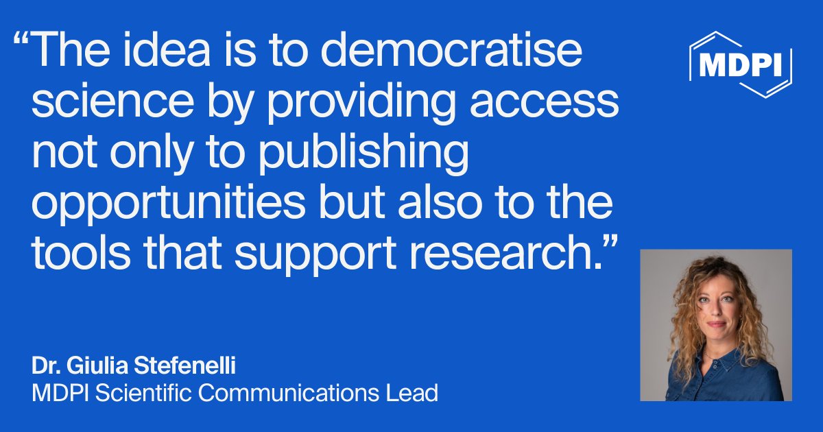 MDPIOpenAccess's tweet photo. In this interview, MDPI's Scientific Communications Lead Dr. Giulia Stefenelli talks about the role of open access in supporting research and the challenges of making open research sustainable.
 
Read the full interview on FORM: https://t.co/POIjs3ezBn https://t.co/jaV7Lf2PAM