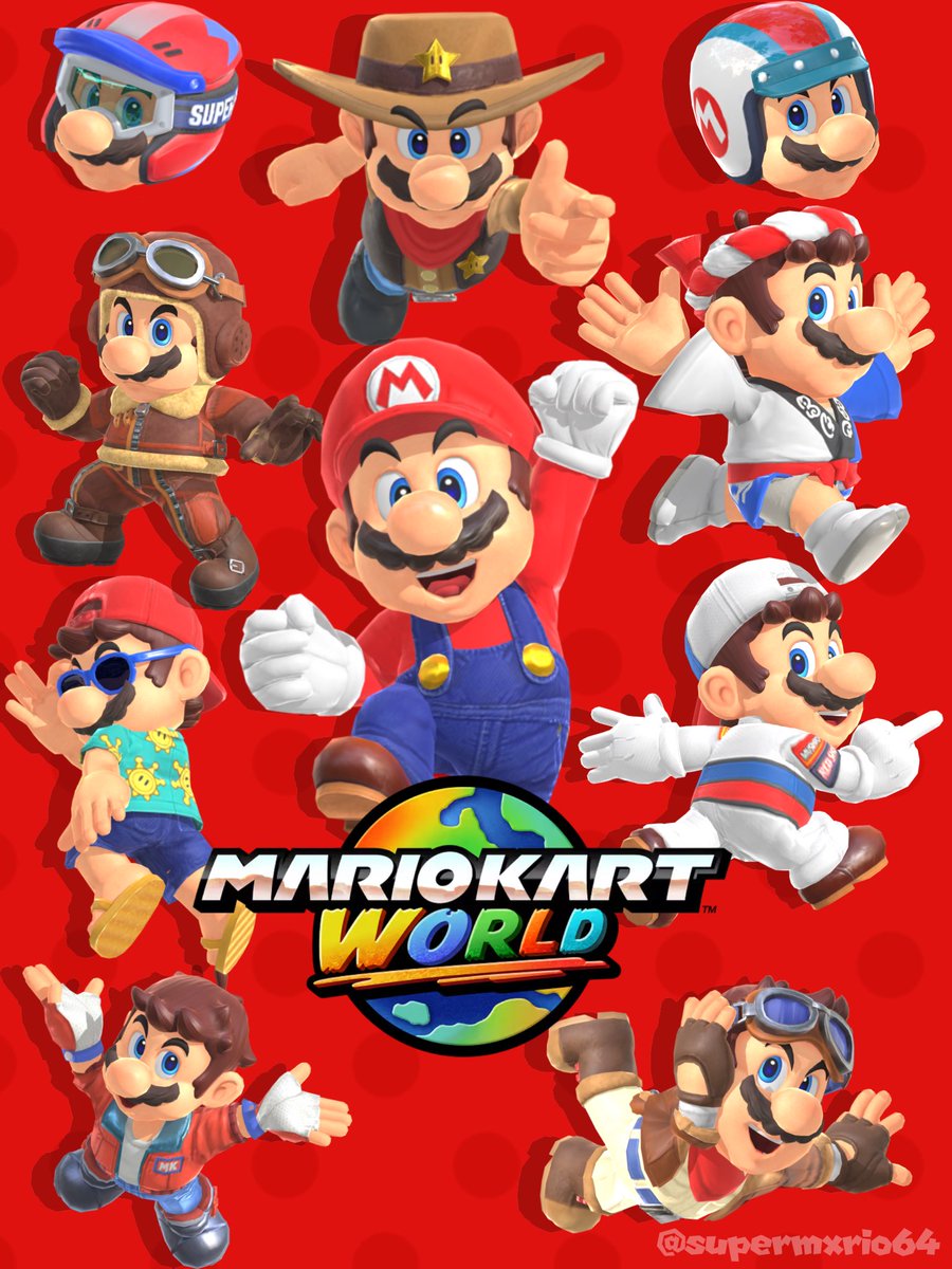 supermxrio64's tweet photo. Mario Kart World costumes

#mariokartworld #blender https://t.co/mEkPViN55y