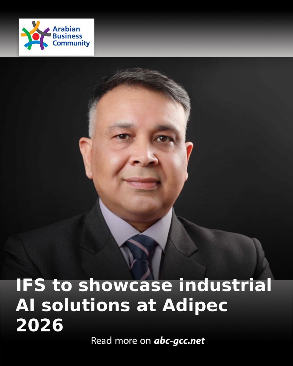 ABCinGCC's tweet photo. @ifs will showcase its advanced Industrial AI capabilities, IFS Intelligence and integrated Asset Lifecycle Management (ALM) solutions for the energy sector at @ADIPECOfficial 2026.
Read more on https://t.co/IXpNJlSytX
#ABCNews #IFS #AISoftware #EnergySector https://t.co/dEyrZT4TCI
