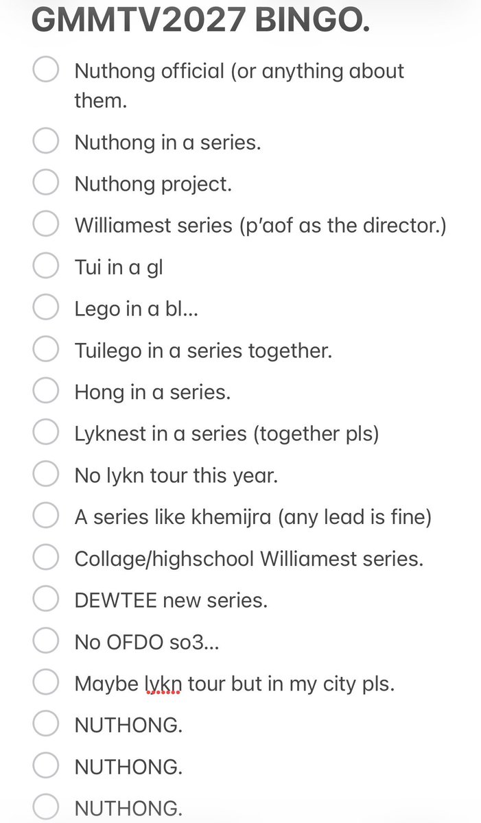 stxxrieluvsu's tweet photo. #GMMTVNEXT — bingo 🕯️🕯️🕯️
Everyone drop your predictions pls. https://t.co/pRM39R4pS8