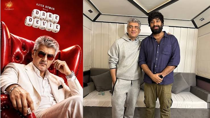 iammoviebuff007's tweet photo. #AdhikRavichandran in a Recent Interview about #DareDevil:

• Good Bad Ugly Title was Given by Ajith Sir and Daredevil title was also given by Ajith Sir..🔥 Ajith Sir wanted #Prabhu sir in the film and they have a very good bonding..

• I asked Sir that we are going for continuous shoot but the rain is very uncertain here in Chennai.. So we thought to shoot the india portion in Hyderabad.. So, After diwali, November 12th morning Camera will roll at 8.05AM..🤝