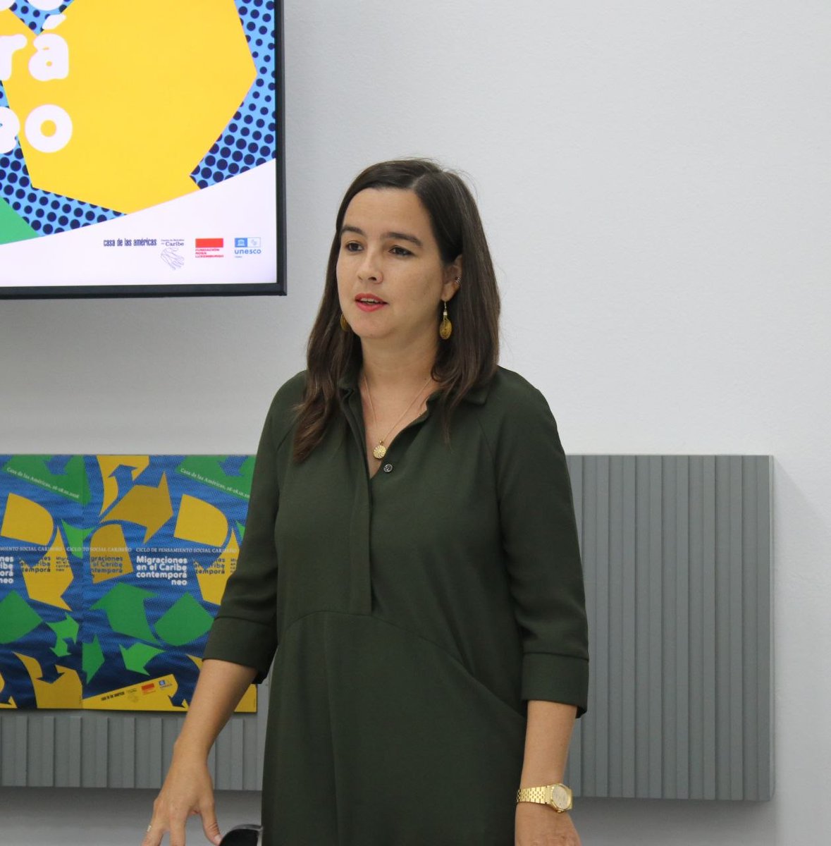 CasAmericas's tweet photo. 🌎 Comenzó en la Casa el ciclo de Pensamiento Social Caribeño «Migraciones en el Caribe contemporáneo», organizado por el Centro de Estudios del Caribe. Este es un espacio para pensar en voz alta acerca de los procesos migratorios regionales. https://t.co/Rvk6sRuuZG
