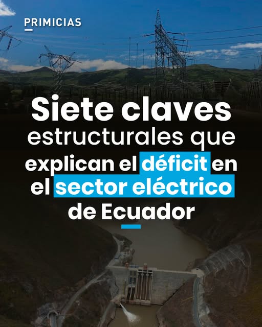Primicias's tweet photo. La dependencia de las hidroeléctricas, una tarifa subsidiada, la falta de un mecanismo que garantice el pago de la electricidad a privados y los retrasos en nuevos proyectos limitan la capacidad del sistema eléctrico para responder a los períodos de estiaje.  
https://t.co/ynfsTzty5p