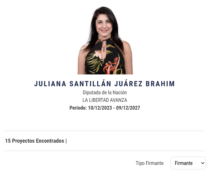 augustogrinner's tweet photo. JULIANA SANTILLÁN, diputada nacional de La Libertad Avanza por Buenos Aires.

🔍 Es la que escribió "serros", "cluacas" y "tubimos"; la que confundió Navidad con Pascuas, y la que se pausó en pleno discurso porque estaba repitiendo lo que escuchaba en su auricular. Y una que siempre va a la TV a hacer quilombo.

💰 Gana más de $6 millones por mes (+viáticos +asesores).

👩🏻‍🎓 Durante años dijo que era abogada, pero era mentira. 🧵 Debajo, en hilo, pondré algunas capturas de ella afirmándolo. Fue denunciada por usurpación de títulos y honores.

📜 En casi 3 años de gestión presentó 15 proyectos (¡qué bien!)... pero los 15 son falopa (uy, qué mal):

🔹 11 son de "expresar" beneplácito, desaprobación o repudio por distintas cosas; como por ejemplo que criticaran a Javier Milei (🤌), el aniversario de un diario y de un canal de TV, o un evento de bibliotecarios (ahora sí que Argentina despega).
🔹 2 son para pedirle cosas a Milei. Podía mandarle un mensaje por WhatsApp, es su jefe.
🔹 1 es puterío: para pedir que sancionen a otra diputada (se pelearon).
🔹 1 semi-razonable: para que al CCK le pusieran "Ástor Piazzolla". Lo pongo como "semi-razonable" porque propuso un buen nombre, relacionado a la CULTURA (que es la idea al nombrar un Centro CULTURAL).

💸 En términos reales, vamos pagándole más de $215 millones (unos us$ 145.000, una casa) por todo esto. Son 15 proyectos para que no miremos de qué tratan y pensemos que sí trabaja.

🏛 Más allá de sus mentiras afirmando ser abogada: actualmente su perfil dice que tiene una "Diplomatura en Economía Austríaca"; se trata de un curso online de 60 horas de la ESEADE, instituto de los Benegas Lynch, dictado por Adrián Ravier, entre otras personas ligadas al Gobierno. Fuentes del Congreso aseguran que se presentaba como "ECONOMISTA con una MAESTRÍA en economía austríaca", pero era... este curso online.