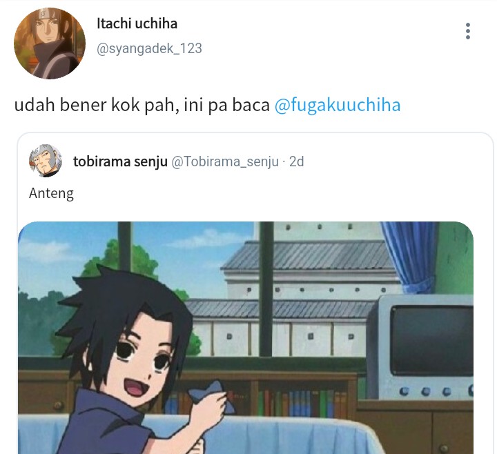 koukuma377610's tweet photo. #tbiz #tobiizu #hsmd AU 
#naruto 

Akhirnya fugaku maik twit ges 🥳 https://t.co/IBm4jqK3l7