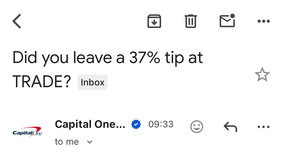 itsflanagain's tweet photo. Capital One stop trying to dampen my generous spirit https://t.co/NlyIBVTfSW