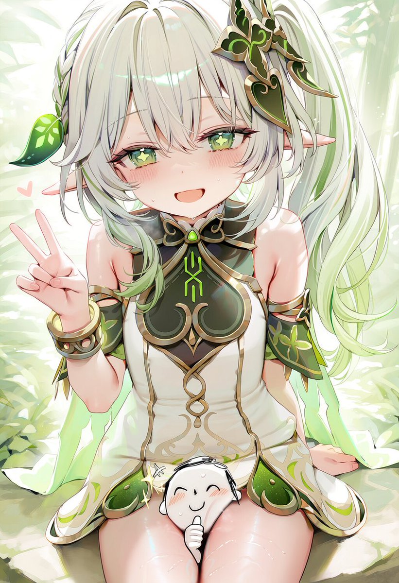 tanabejyuukou_9's tweet photo. 先生とナヒーダ https://t.co/5R81jM1cY1