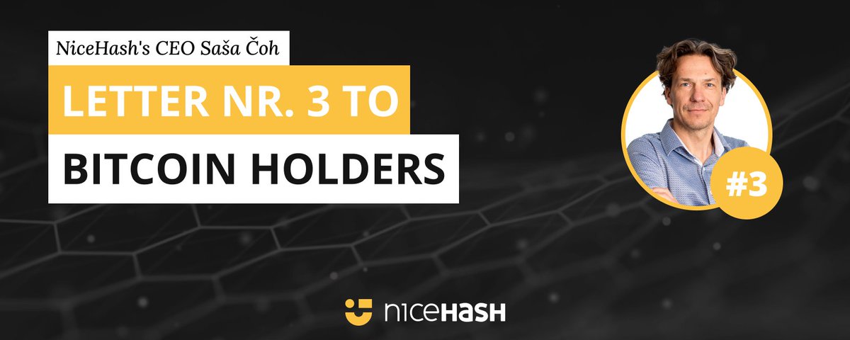Letter Nr.3 to Bitcoin holders: A Market for Security Itself