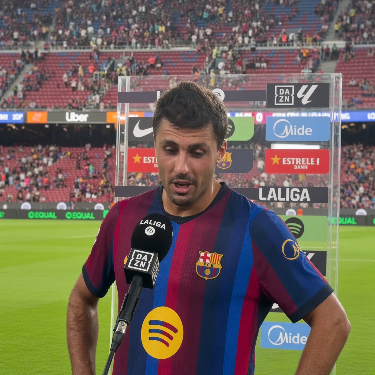 futaspor's tweet photo. Rodri, Real Madrid Maçında Arda Güler'e Karşı Oynamasını Anlattı.

Muhabir: Maçta Arda Güler'in formasını çektiğinizi gördük, bu genç yetenekle karşılıklı oynamak nasıldı?

Rodri: "Rakip oyuncuları pek övmem ama uzun zamandır orta sahada böylesine zorlu biriyle karşılaşmamıştım. Beni maç boyu hiç olmadığı kadar koşturdu. Normalde oyuncular tempoyu düşürdüğünde biraz nefes alırsınız ama Güler bu gece her topu ceza sahamıza kadar sürdü; savunmamızı çalımlarla geçmesini öylece izleyemezdik.

Oyunun hızını kesmek için onu tutmak zorunda kaldım. İkinci yarıdaki baskılı hücumlarının ana sebebi oydu, bana yirmili yaşlarımın başındaki halimi hatırlattı."