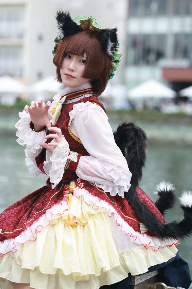 macha_machamitu's tweet photo. 東方Project　cos　八雲橙 https://t.co/YpxwNjHSDp