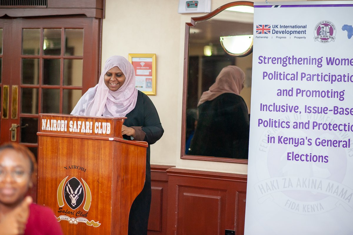 fidakenya's tweet photo. 1. FIDA-Kenya has begun a two-day training in Nairobi for representatives from political parties’ women’s, youth, and persons with disabilities (PWD) leagues. The goal is to help them identify, safely report, and prevent election-related violence before Kenya’s 2027 General... https://t.co/FfFVKTe4pB