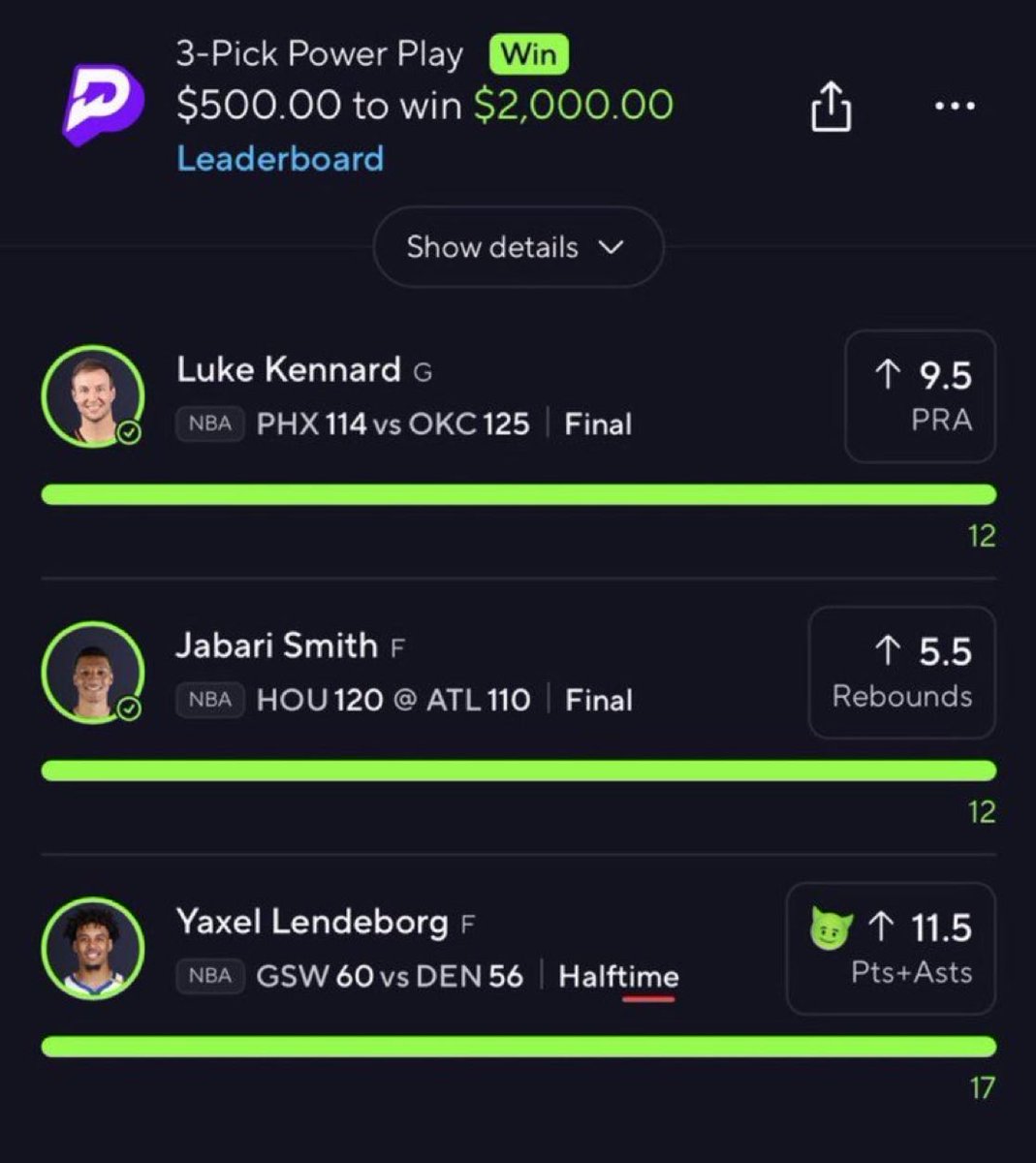 Pick6Plug's tweet photo. 🏀 NBA IS EASY👍

IF U DONT FOLLOW ME YET IDK WHY‼️

#GamblingX #PrizePicks #NBA
⤵️
https://t.co/A21wI3WKcS https://t.co/YfJ9GULYQe