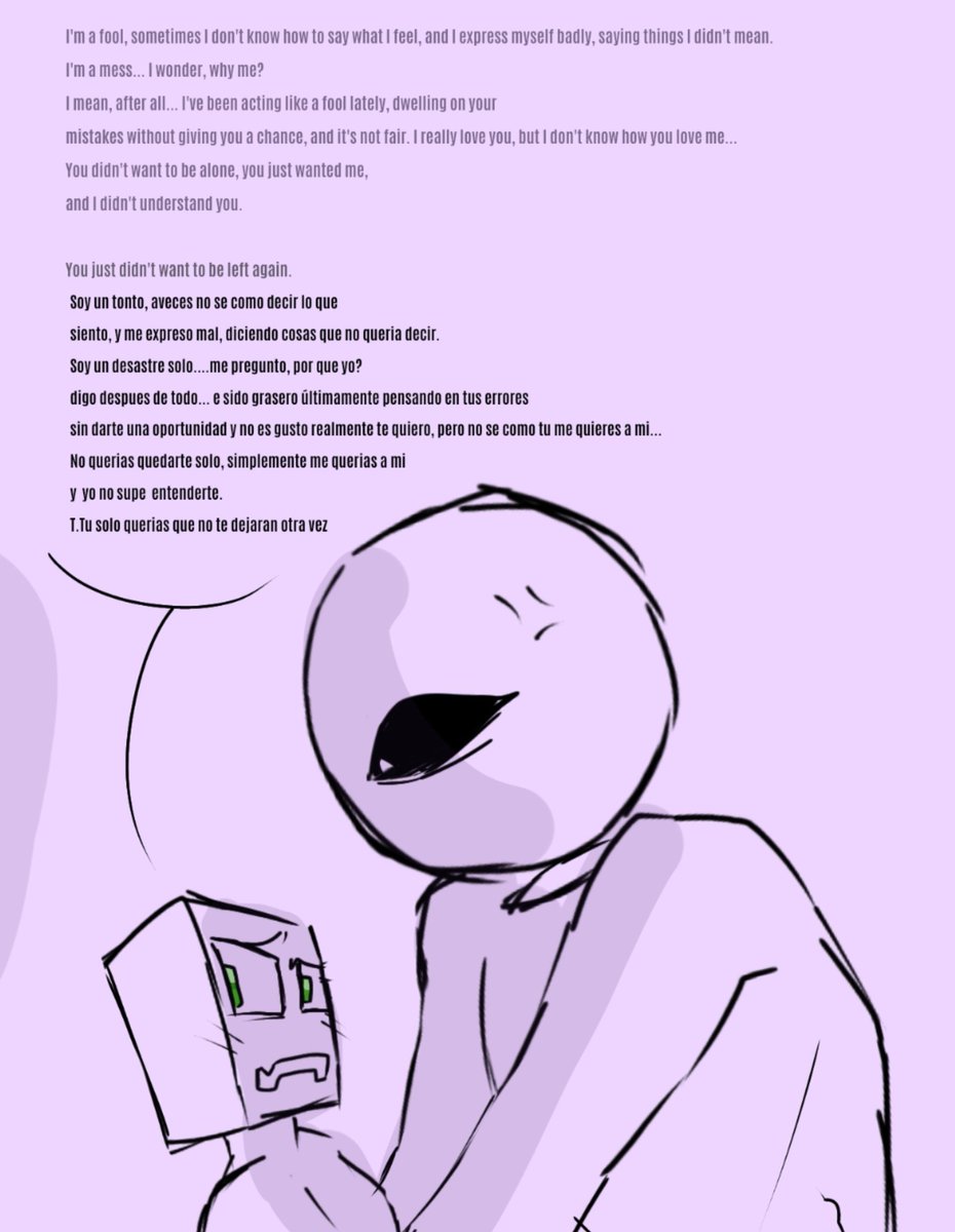 Will_Cokky2500's tweet photo. Sentimientos 4/?
Demasiadas palabras ayuda
Mob: ah mierda ahora me parezco a mi papá.
#verity #verityᵀᴹ #thatmob #mob #comic https://t.co/8PX6wZMIlN