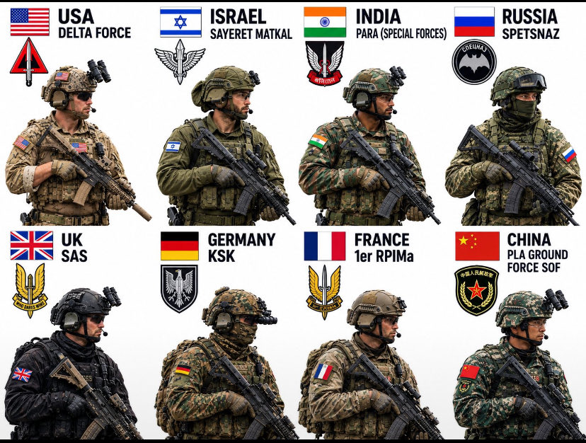 liquidunprot's tweet photo. Hey  if you had to choose one of these special forces units for a mission with just a 1% chance of survival, which would you pick and why? https://t.co/vANBabdULi