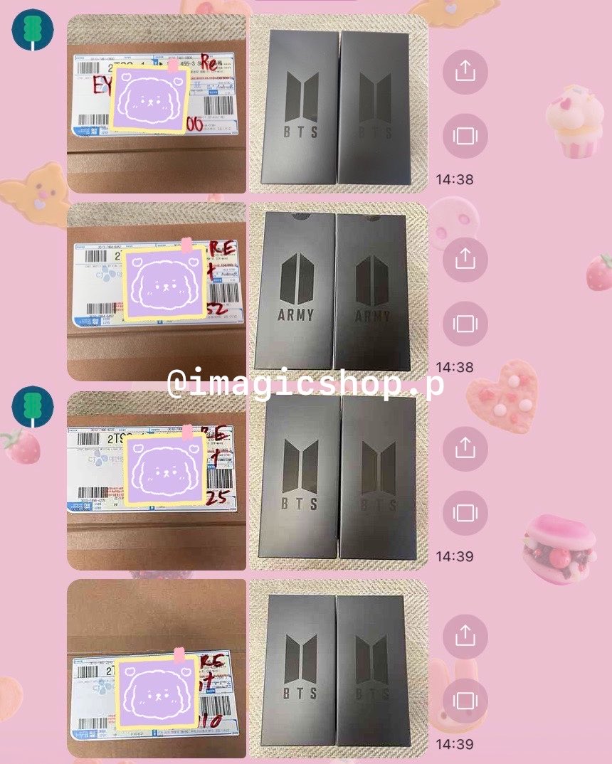 imagicshop_p's tweet photo. BTS OFFICIAL LIGHT STICK VER.4💜🌟

Update: Lot 3 รอบตุลาคม กำลังส่งกลับไทยนะคะ เข้าไทยน่าจะวีคต้นเดือนพฤศจิกายนค่ะ 
ทั้ง8แท่ง มีเจ้าของหมดแล้วค่าา🫶🏻

#magicsupdate https://t.co/03J3PHe0OC