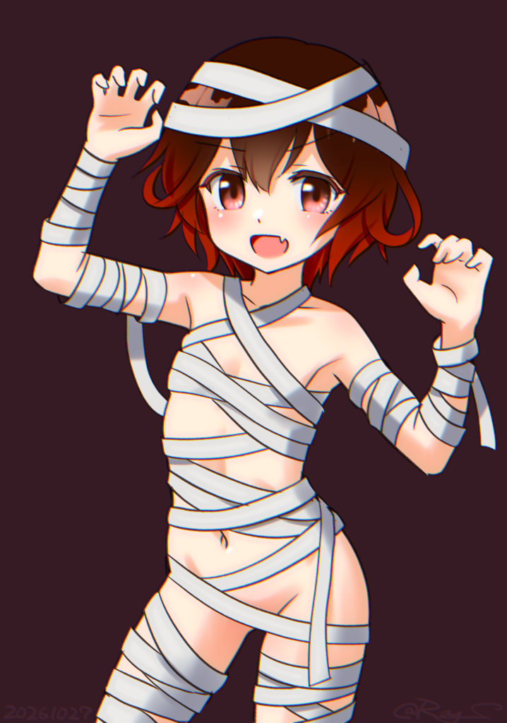 Ray___S's tweet photo. まみむつき
#艦これ版深夜の真剣お絵描き60分一本勝負  
#艦これ版真剣お絵描き60分一本勝負_20261027
時間オーバー https://t.co/IKDRwmikEx