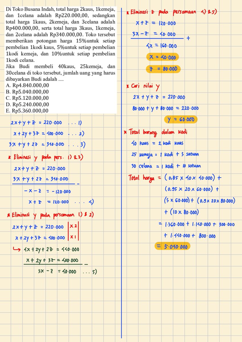 bloomofarunika's tweet photo. Pembahasan TO 2 TKA Mipy Matematika Wajib
https://t.co/nTTVbOa0Fw https://t.co/LBYTLkGAi1