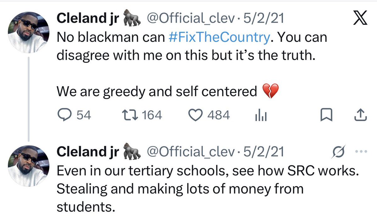 Official_clev's tweet photo. You’ll think there’s hope for the country 🤦‍♂️ https://t.co/47QsE1nFl8