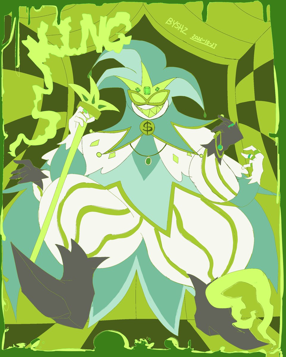 byshz2000's tweet photo. First time joining the event so I ll tried my best having fun in this.
Day 1 King and a little bit acid
#Mammonweek2026 #MammonWeek #Greedweek #Greedweek2026 https://t.co/UdWArHLF3h