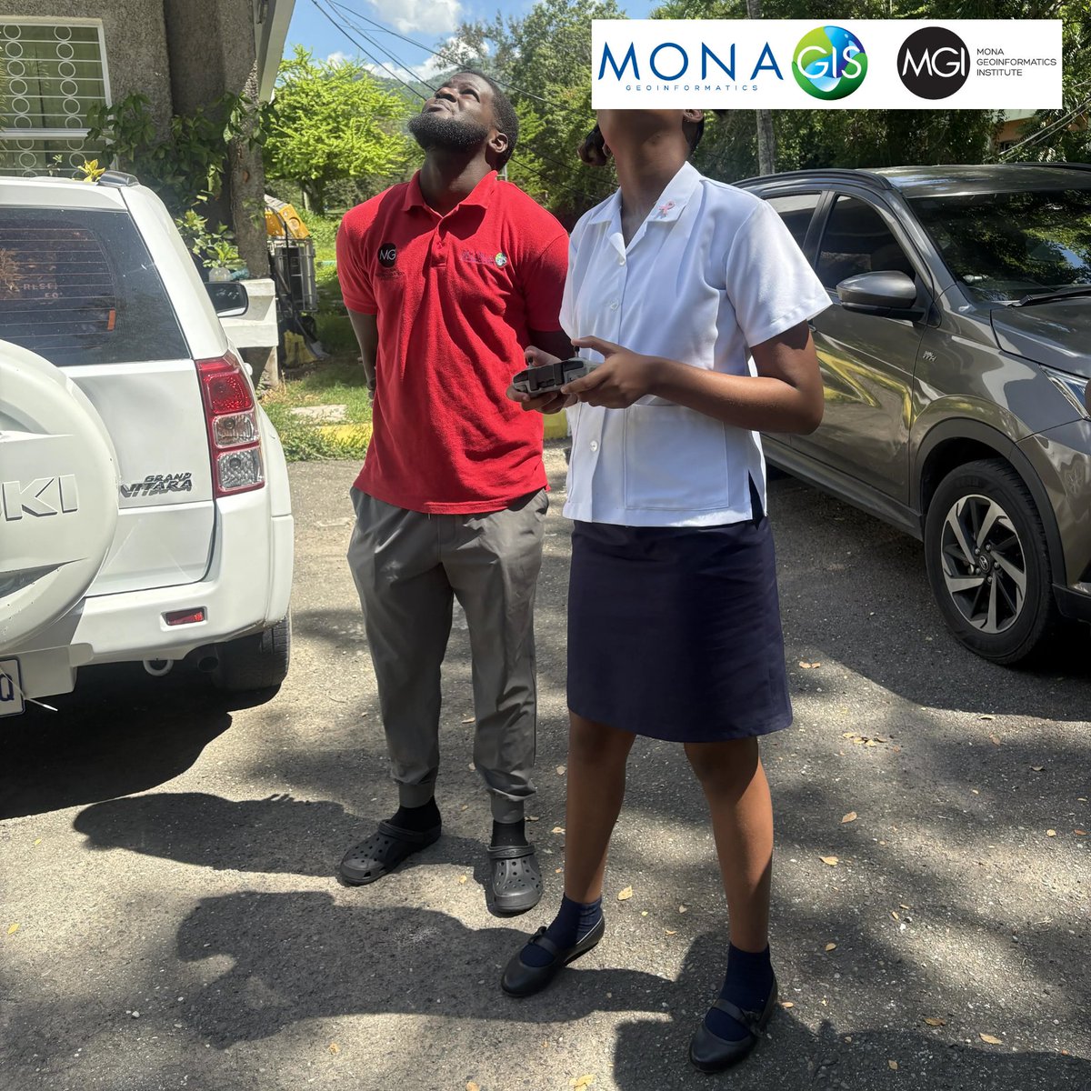 MGIMona's tweet photo. Women take flight at MGI! ✈️ 
We just wrapped a 2-day drone training with 15 youth through Brightstar Lottery Jamaica’s After School Advantage Programme, and 87% were young women! The future of tech includes women. We’re helping build it.

#WomenInSTEM #Drone #MGI @UWIMona @DJI https://t.co/6QJ96O17Kd