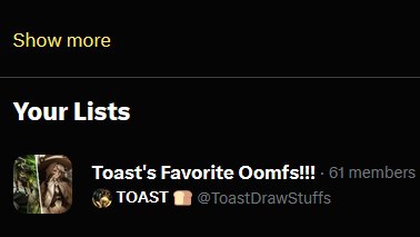 ToastedBrioche_'s tweet photo. I added over 50+ moots/oomfs in my new list (I plan to add more dw!) 

Cuz my feed is bull of bs &amp; my husbands to the point that I can't see what's happening in the fandom anymore lol

(Sorry in advance for the future 67th person, it's not intentional I swear😭) https://t.co/wnkfetIi7H
