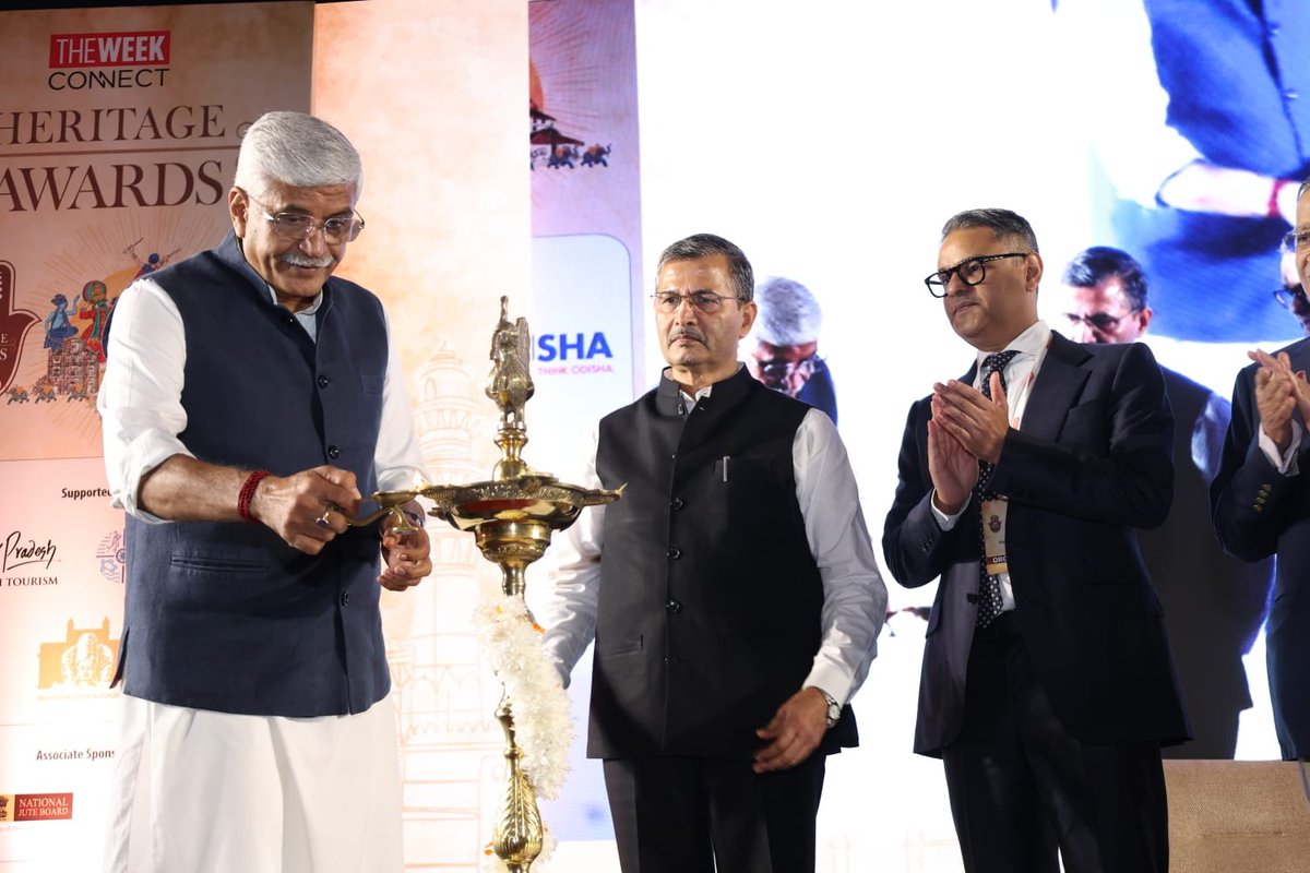 gssjodhpur's tweet photo. यशस्वी प्रधानमंत्री श्री @narendramodi जी के नेतृत्व में केंद्र सरकार भारत की समृद्ध सांस्कृतिक विरासत के संरक्षण, संवर्धन और उसे भावी पीढ़ियों तक पहुंचाने के लिए प्रतिबद्ध है। 

हमारा दृष्टिकोण है कि विरासत का संरक्षण और विकास साथ-साथ आगे बढ़ें तथा ऐतिहासिक स्थलों को उनकी मूल पहचान सुरक्षित रखते हुए ऐसे पर्यटन स्थलों के रूप में विकसित किया जाए, जिनसे स्थानीय समुदायों को भी नए अवसर मिलें।

​आज नई दिल्ली स्थित प्रधानमंत्री संग्रहालय एवं पुस्तकालय सभागार में आयोजित THE WEEK Heritage Awards 2026 को संबोधित किया। 

विरासत संरक्षण से जुड़े प्रयासों को सम्मानित करने की इस पहल के लिए THE WEEK और मलयाला मनोरमा समूह को बहुत-बहुत बधाई!