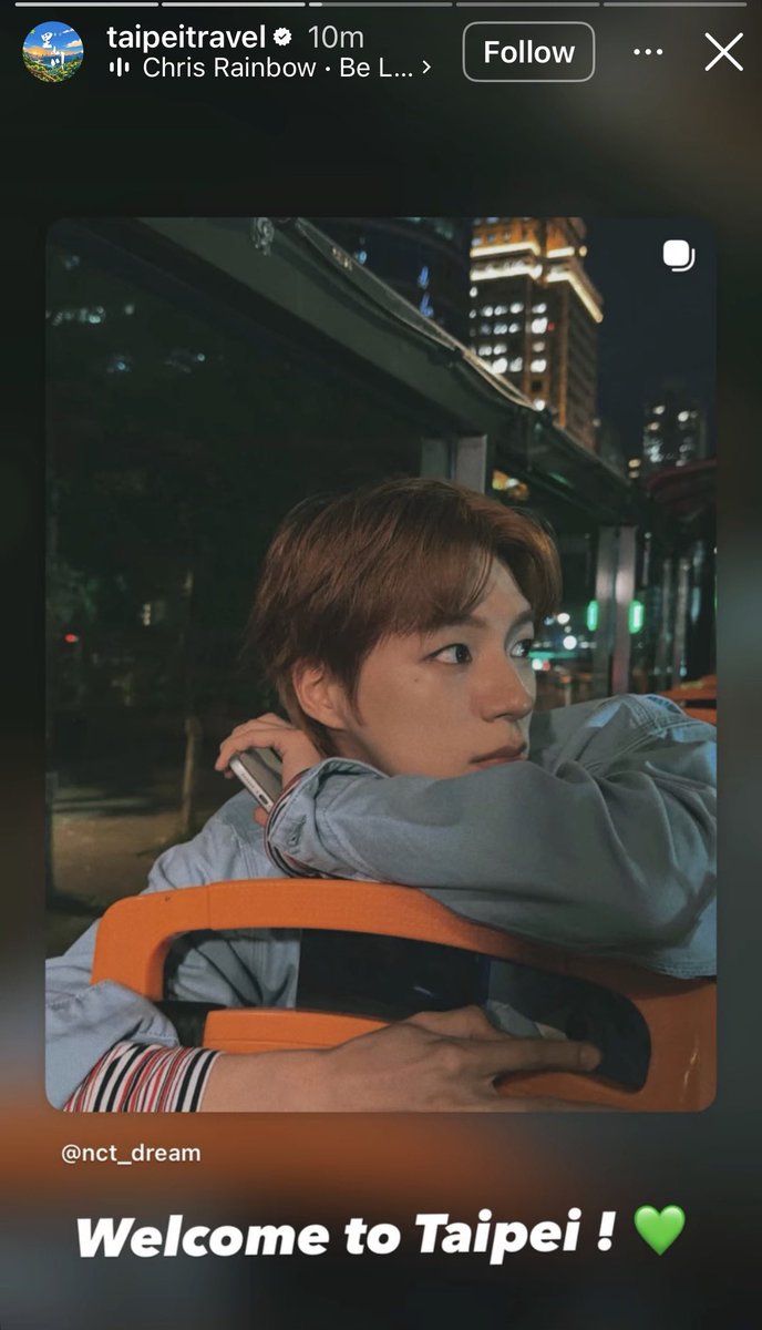 mypage's tweet photo. the taipei tourism board reposted jeno’s photos directly on instagram could it be an official campaign 🥹🥹🥹🥹 https://t.co/n5rwhb4jX5