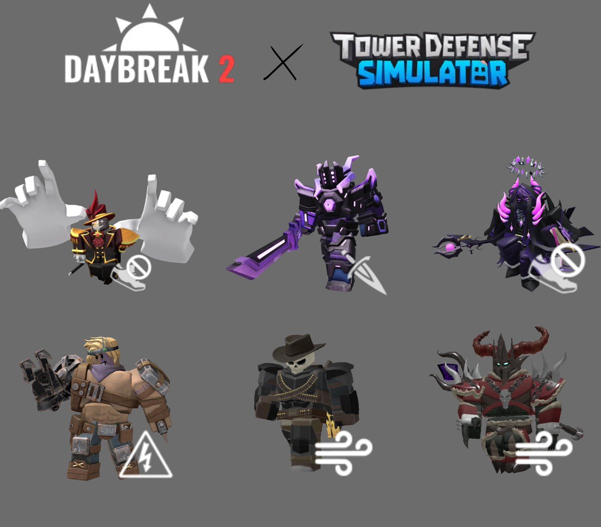 KFawinar18158's tweet photo. #Daybreak2 #towerdefensesimulator #TDS #roblox
:killer https://t.co/VMhEulYYnQ